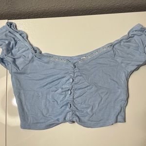 womens off the shoulder pacsun shirt